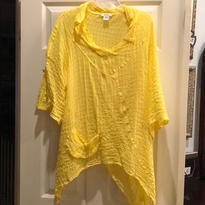 Sheer Yellow Boutique coverup